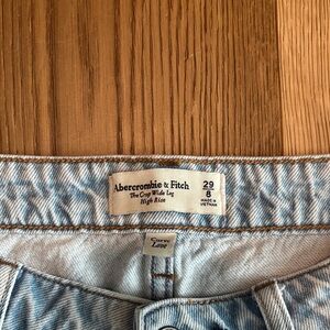 Abercrombie & Fitch Light Blue High Rise Jeans
